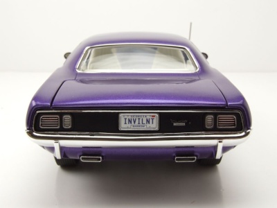 Plymouth 383 Cuda 1971 lila weiß Modellauto 1:18 Acme