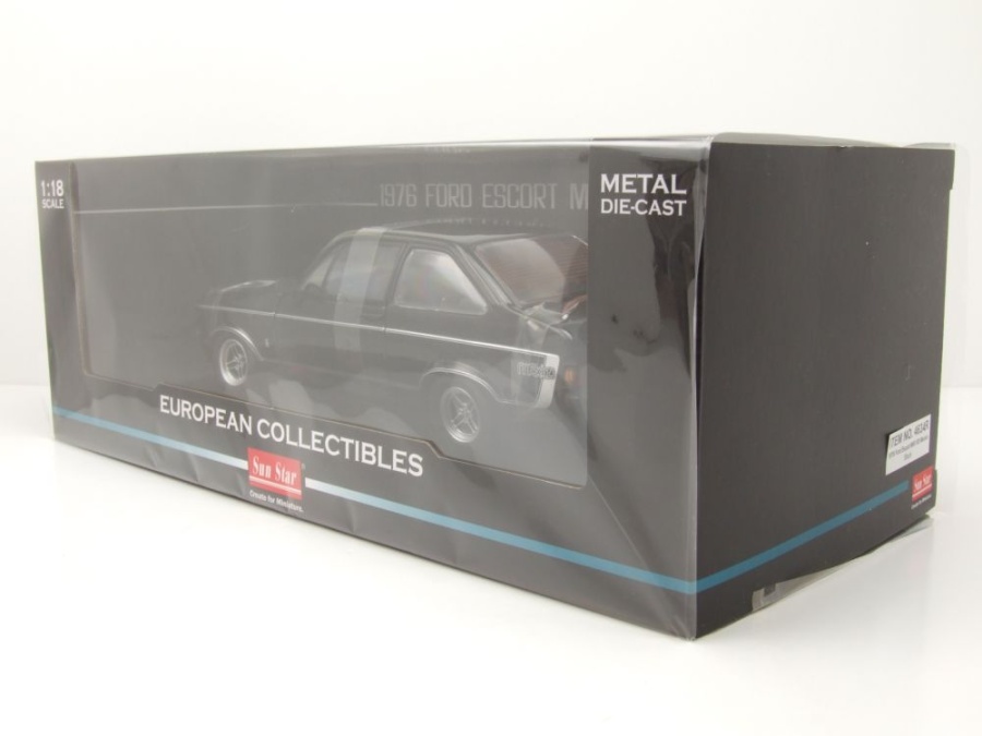 Modellino Sunstar Ford Escort MKII RS Mexico 1976 Scala 1:18, Bianco Diamond (RHD) H4633R