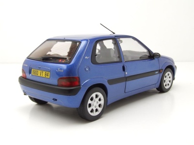 Citroen Saxo VTS 1996 blau Modellauto 1:18 Norev
