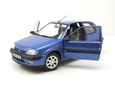 Citroen Saxo VTS 1996 blau Modellauto 1:18 Norev
