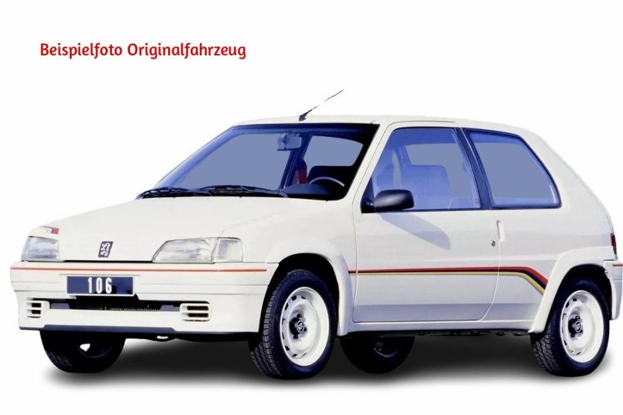 Peugeot 106 Rallye 1.3 1993 weiß Modellauto 1:18 Norev