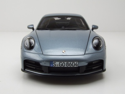 Porsche 911 Carrera 2025 silber Modellauto 1:18 Norev
