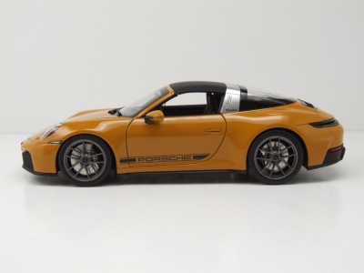 Porsche 911 Targa 4 GTS 2025 gelb Modellauto 1:18 Norev