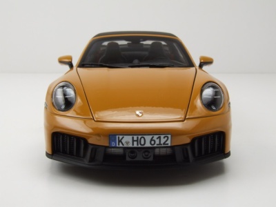 Porsche 911 Targa 4 GTS 2025 gelb Modellauto 1:18 Norev