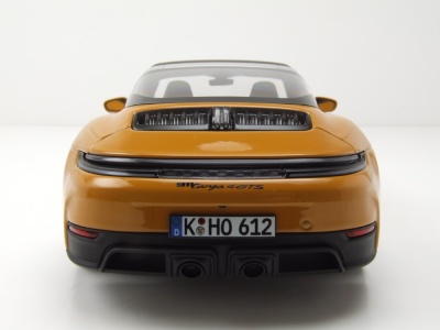 Porsche 911 Targa 4 GTS 2025 gelb Modellauto 1:18 Norev