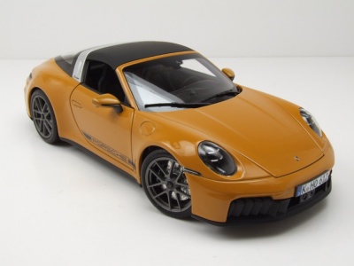 Porsche 911 Targa 4 GTS 2025 gelb Modellauto 1:18 Norev