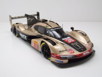 Porsche 963 Hertz Team Jota Lone Star Le Mans 2024 Hanson Button Rasmussen Modellauto 1:18 Norev