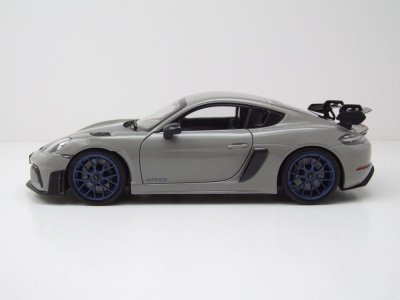 Porsche Cayman GT4 RS Weissach Package 2023 kreide grau Modellauto 1:18 Norev