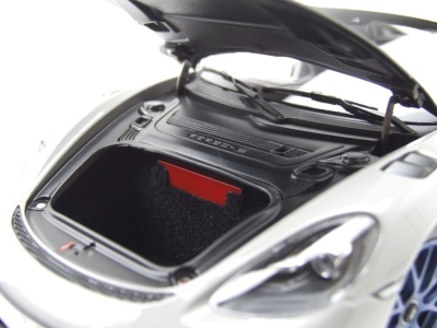 Porsche Cayman GT4 RS Weissach Package 2023 kreide grau Modellauto 1:18 Norev