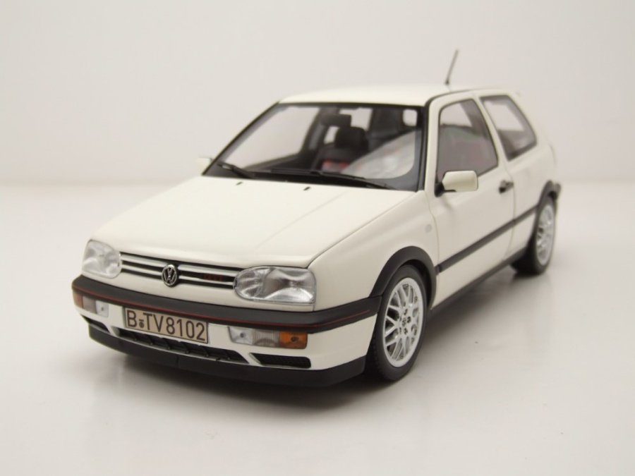 VW Golf 3 GTI 1996 weiß Modellauto 1:18 Norev