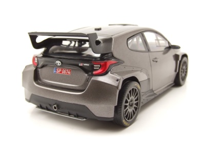 Toyota GR Yaris Rallye2 2024 matt grau Modellauto 1:18...