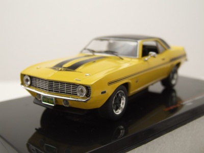 Chevrolet Camaro Yenko SYC 1969 gelb schwarz Modellauto...