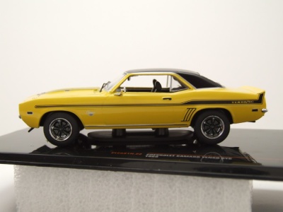 Chevrolet Camaro Yenko SYC 1969 gelb schwarz Modellauto 1:43 ixo models