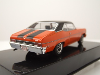 Chevrolet Nova SS 1971 orange schwarz Modellauto 1:43 ixo...