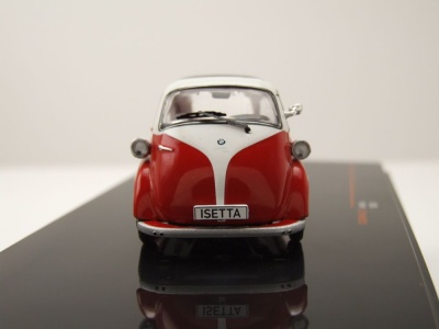 BMW Isetta 1959 rot weiß Modellauto 1:43 ixo models