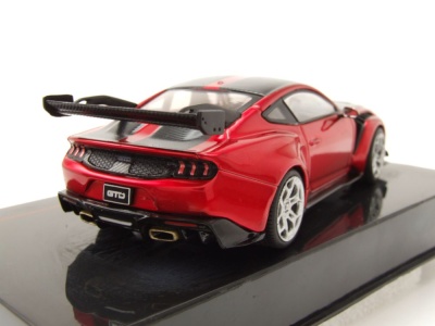 Ford Mustang GTD 2025 dunkelrot Modellauto 1:43 ixo models