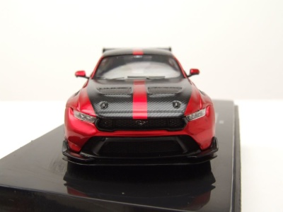 Ford Mustang GTD 2025 dunkelrot Modellauto 1:43 ixo models