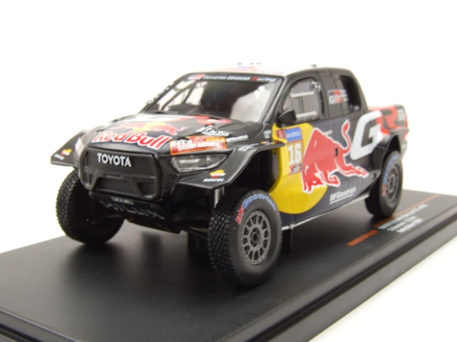 Toyota GR DKR Hilux Evo T1U #216 Rallye Dakar 2024 schwarz Modellauto 1:43 ixo models