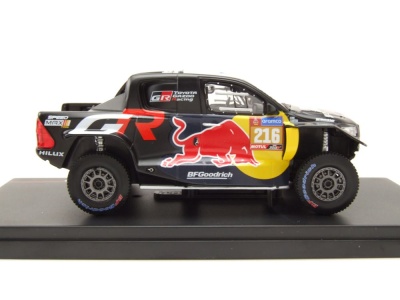 Toyota GR DKR Hilux Evo T1U #216 Rallye Dakar 2024 schwarz Modellauto 1:43 ixo models