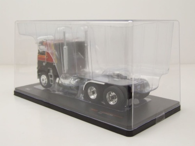 Freightliner FLA Zugmaschine 1993 schwarz orange Modellauto 1:43 ixo models