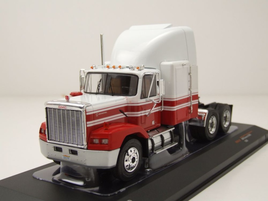GMC General Zugmaschine 1988 rot weiß Modellauto 1:43 ixo models