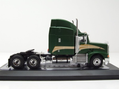 Peterbilt 377 A/E Zugmaschine 1998 dunkelgrün metallic Modellauto 1:43 ixo models
