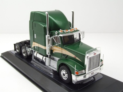 Peterbilt 377 A/E Zugmaschine 1998 dunkelgrün metallic Modellauto 1:43 ixo models