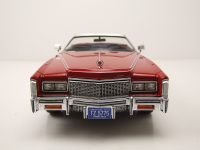 Cadillac Eldorado Convertible 1976 rot Modellauto 1:18 MCG
