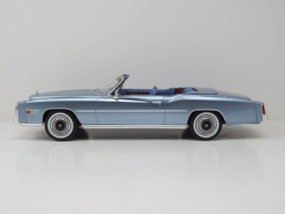 Cadillac Eldorado Convertible 1976 hellblau metallic Modellauto 1:18 MCG