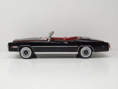 Cadillac Eldorado Convertible 1976 schwarz Modellauto 1:18 MCG