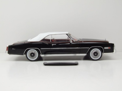 Cadillac Eldorado Convertible 1976 schwarz Modellauto 1:18 MCG