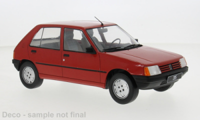 Peugeot 205 1984 rot Modellauto 1:18 MCG