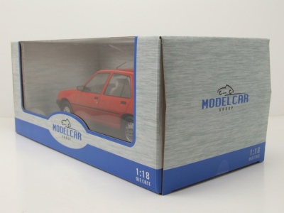 Peugeot 205 1984 rot Modellauto 1:18 MCG