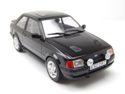 Ford Escort MK4 RS Turbo S2 1990 schwarz Modellauto 1:18 MCG