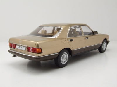 Mercedes S-Klasse W126 1979 beige metallic Modellauto...