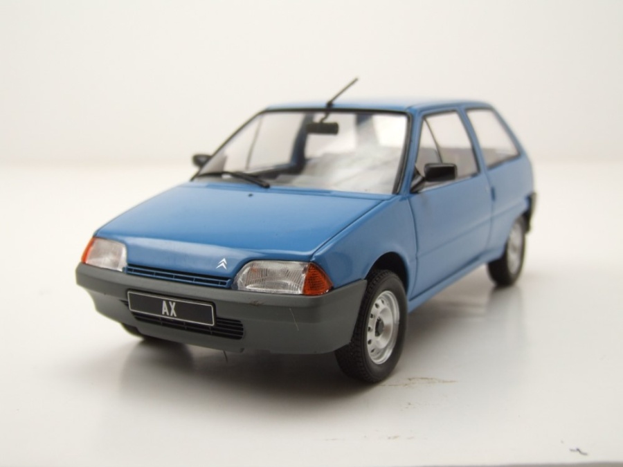 Citroen AX 1986 blau Modellauto 1:24 Whitebox