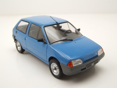 Citroen AX 1986 blau Modellauto 1:24 Whitebox