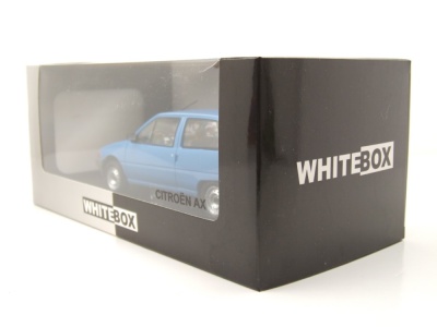 Citroen AX 1986 blau Modellauto 1:24 Whitebox