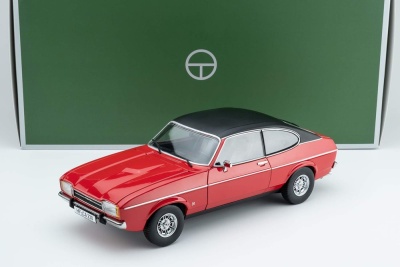 Ford Capri 2 Ghia 3.0 1974 rot schwarz Modellauto 1:18 Touring Modelcars