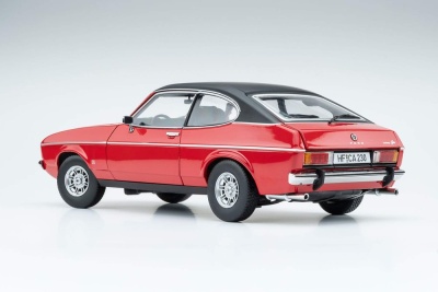 Ford Capri 2 Ghia 3.0 1974 rot schwarz Modellauto 1:18 Touring Modelcars