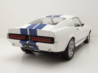 Ford Shelby Mustang GT500 1967 weiß blau Modellauto...