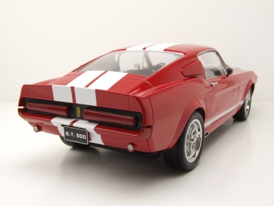 Ford Shelby Mustang GT500 1967 rot weiß Modellauto...