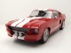 Ford Shelby Mustang GT500 1967 rot weiß Modellauto 1:12 KK Scale