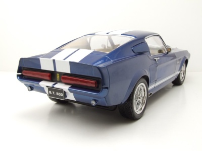 Ford Shelby Mustang GT500 1967 blau weiß Modellauto...