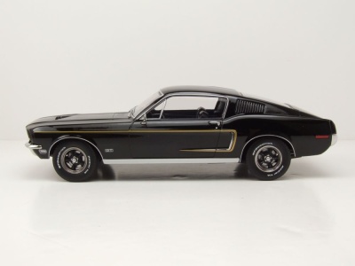 Ford Mustang GT Fastback 1968 schwarz Modellauto 1:18 KK Scale