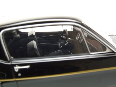 Ford Mustang GT Fastback 1968 schwarz Modellauto 1:18 KK Scale
