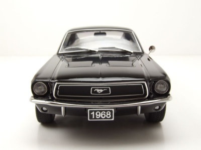 Ford Mustang GT Fastback 1968 schwarz Modellauto 1:18 KK Scale