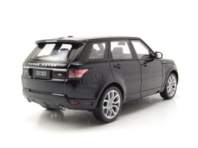 Land Rover Range Rover Sport 2015 schwarz Modellauto 1:24...