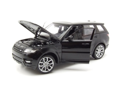 Land Rover Range Rover Sport 2015 schwarz Modellauto 1:24 Welly