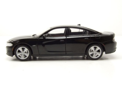 Dodge Charger R/T 2016 schwarz Modellauto 1:24 Welly